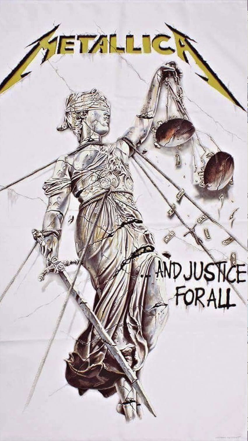 AND JUSTICE FOR ALL..., all, art, metallica, album HD phone wallpaper