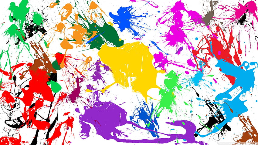 Paint Splatter ❤ for • Wide & Ultra, Paint Splash HD wallpaper