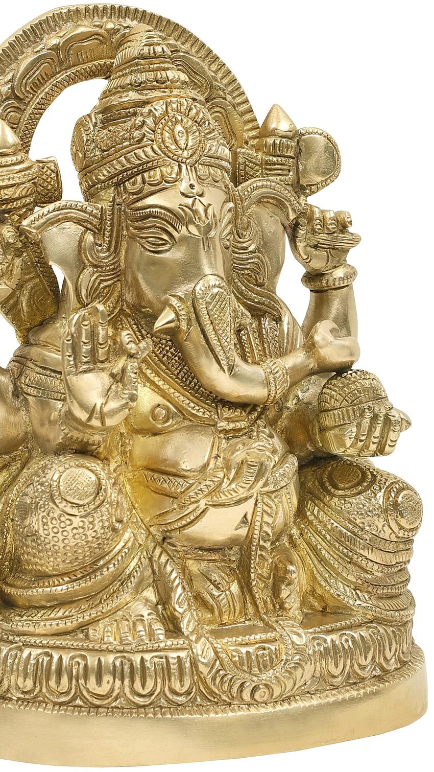 Best Ganesh, Beautiful, Brass Statue HD phone wallpaper | Pxfuel