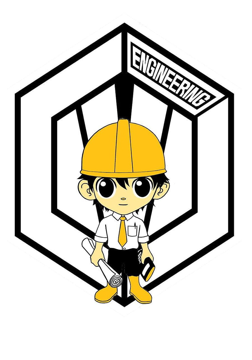 Строителен инженер, лого за строително инженерство HD тапет за телефон