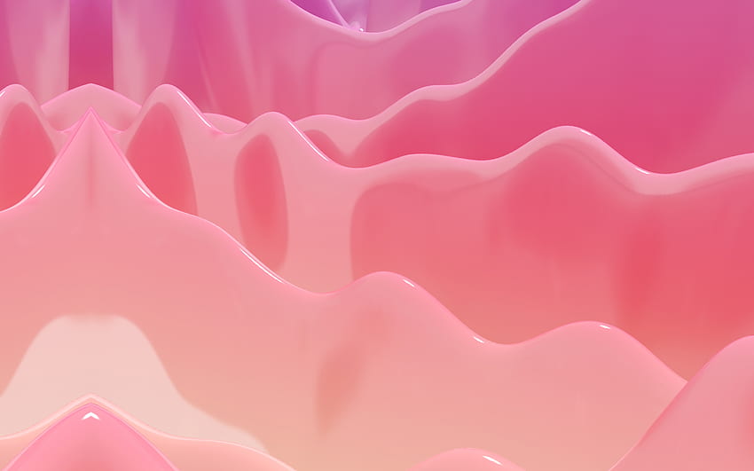 Pink liquid flow, abstract, stock HD wallpaper | Pxfuel