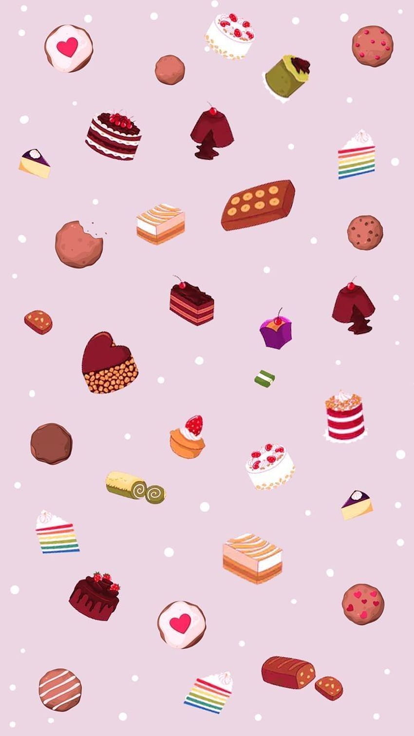 Cute food Wallpaper 4K Kawaii food Kawaii cupcake 10106