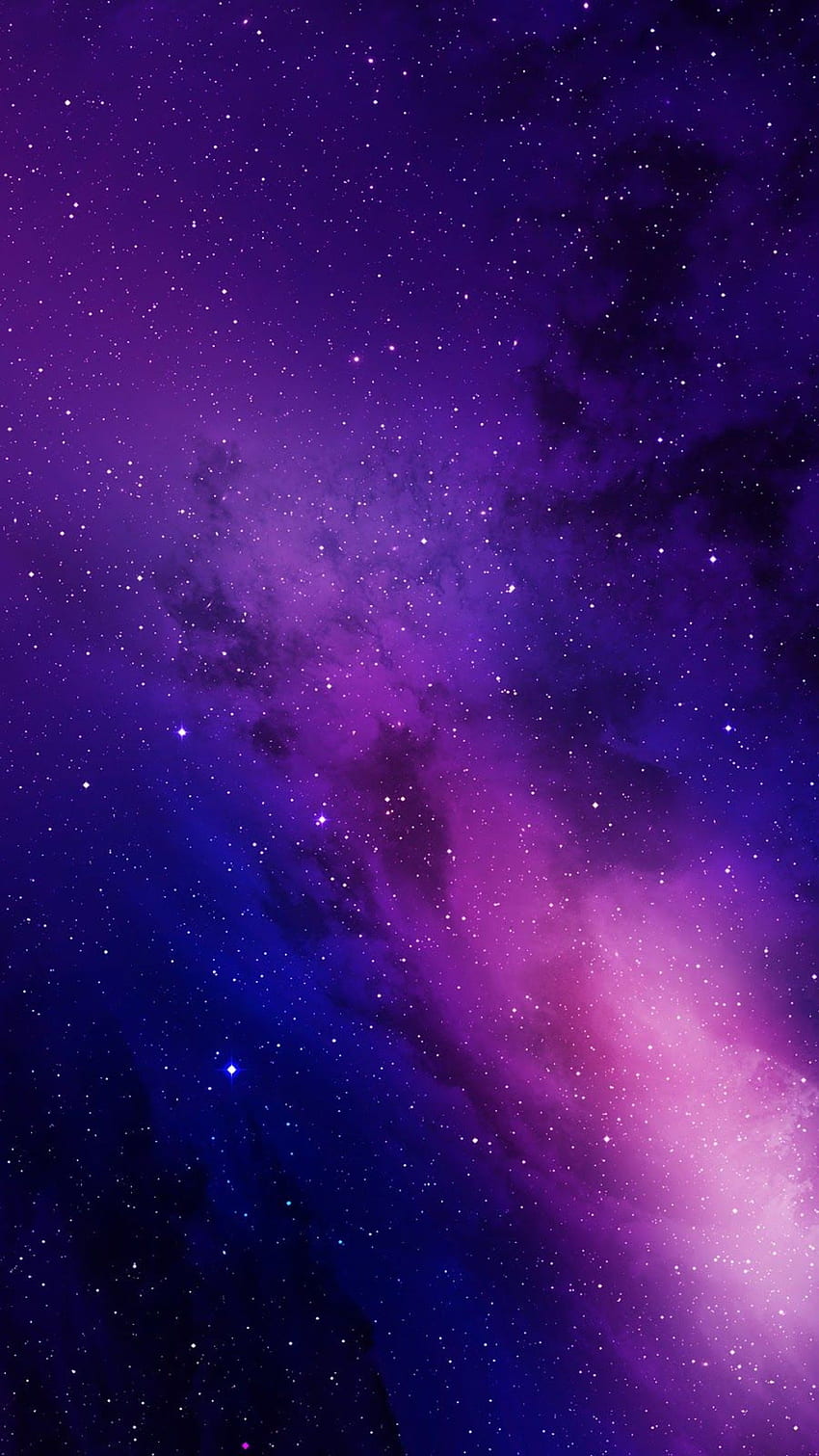 Лилав галактически фон, тъмно лилава галактика HD тапет за телефон
