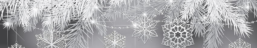 triple, Monitor, Multi, Multiple, Screen, Winter, Hiver, Abstract Snowflakes HD wallpaper