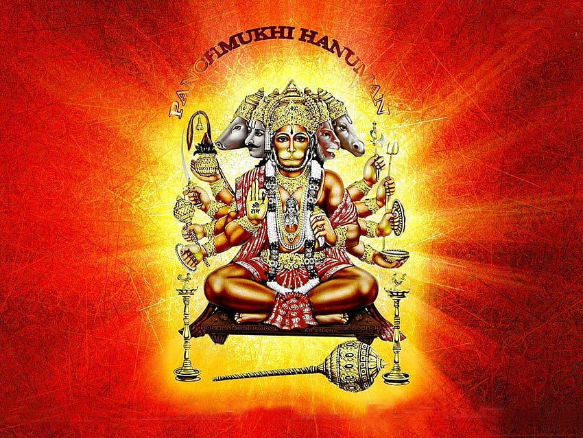 Hanuman, Panchamukha Hanuman HD wallpaper