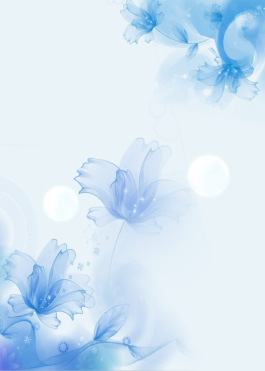 Latar Belakang Desain Kristal Pola Es. Latar belakang bunga, Bunga biru, Bunga wallpaper ponsel HD