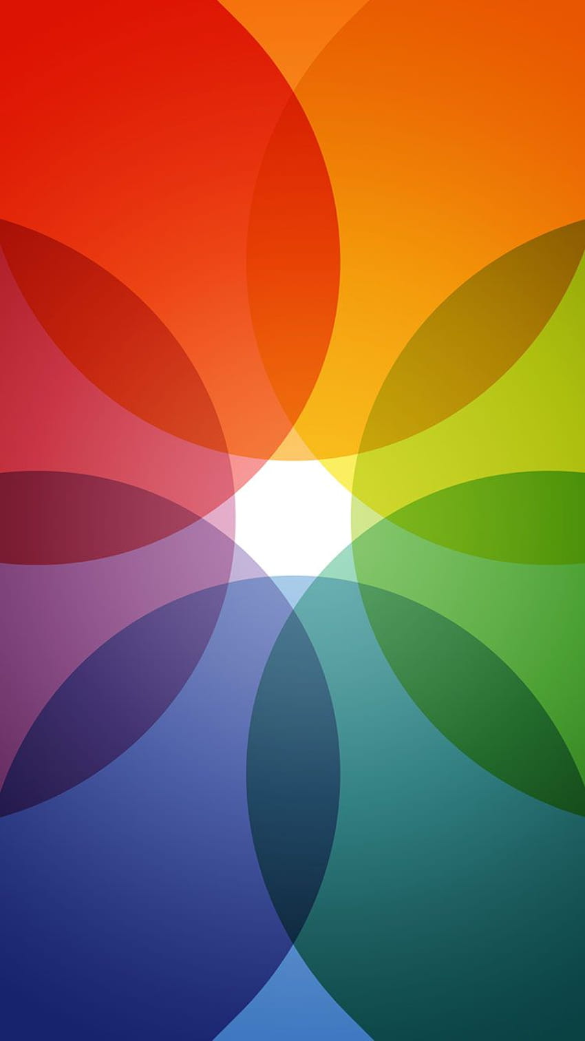 Najlepszy system Ios 11 — wzór koła kolorów tęczy — i tło, koło kolorów Tapeta na telefon HD