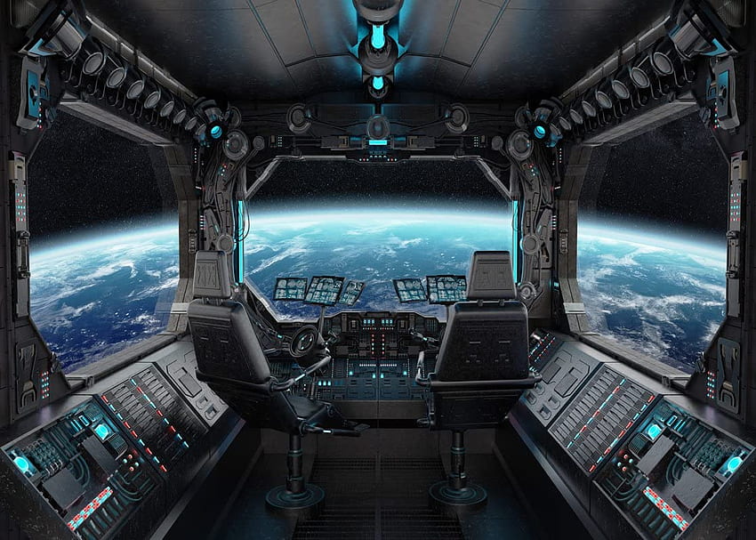 LYWYGG ft Vinyl Spaceship Interior Background Futuristic Science Fiction graphy Backdrops Spacecraft Cabin Shoot Studio Props Astronomy Universe Galaxy Outer Space Station CP 37 1008 : Camera &, Inside Spaceship HD wallpaper