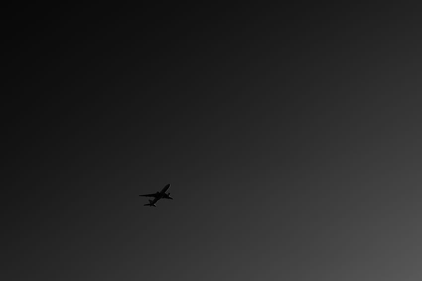 Sky, Dark, Minimalism, Flight, Bw, Chb, Plane, Airplane HD wallpaper