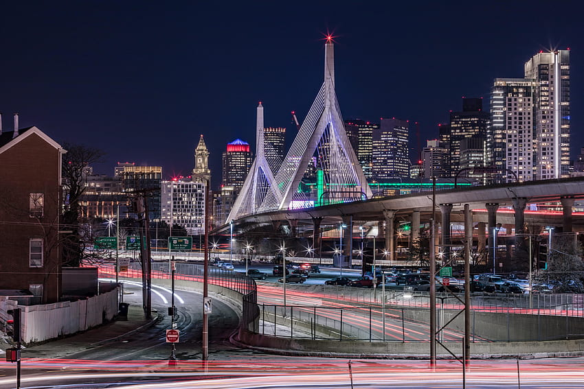 Zakim Bridge in Boston, Ma : pics HD wallpaper