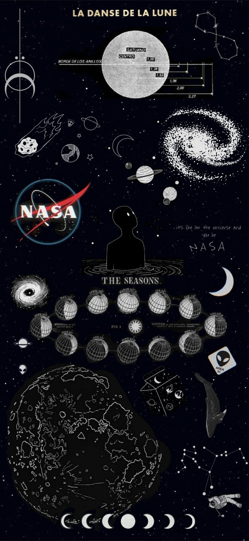 la danse de la lune. ¡•. Foto nasa, Aesthetic Outer Space HD phone wallpaper