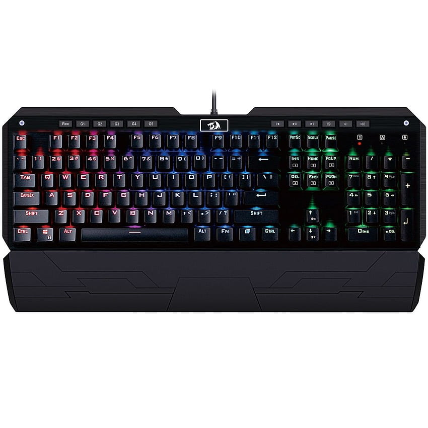 Redragon K555 INDRAH RGB Backlit Mechanical Gaming Keyboard - AYOUB HD phone wallpaper