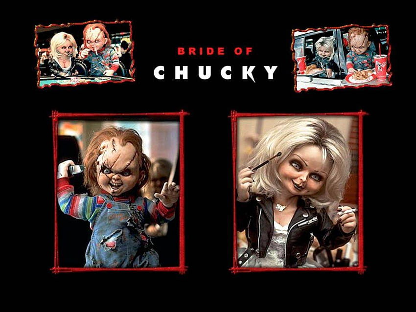 Bride Of Chucky, Chucky and Tiffany HD wallpaper