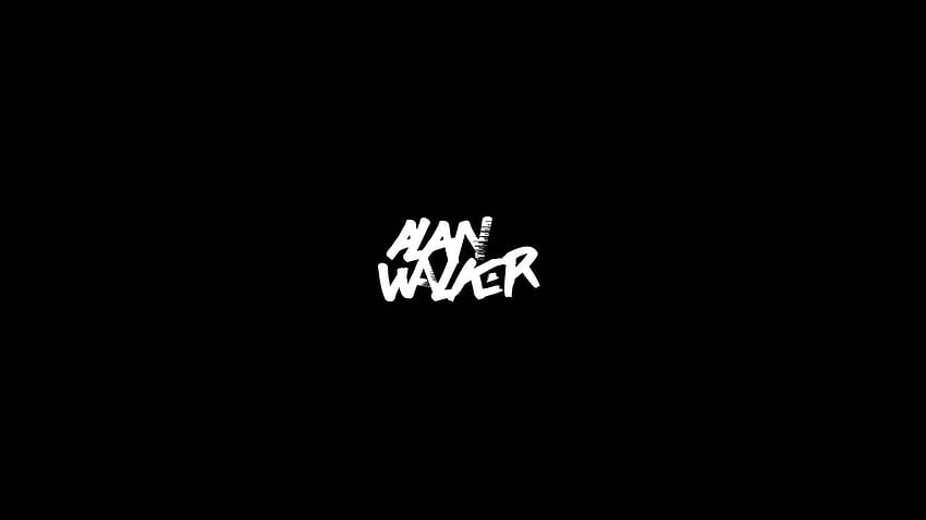 Logotipo simplista de Alan Walker, Sinal de Alan Walker papel de parede HD