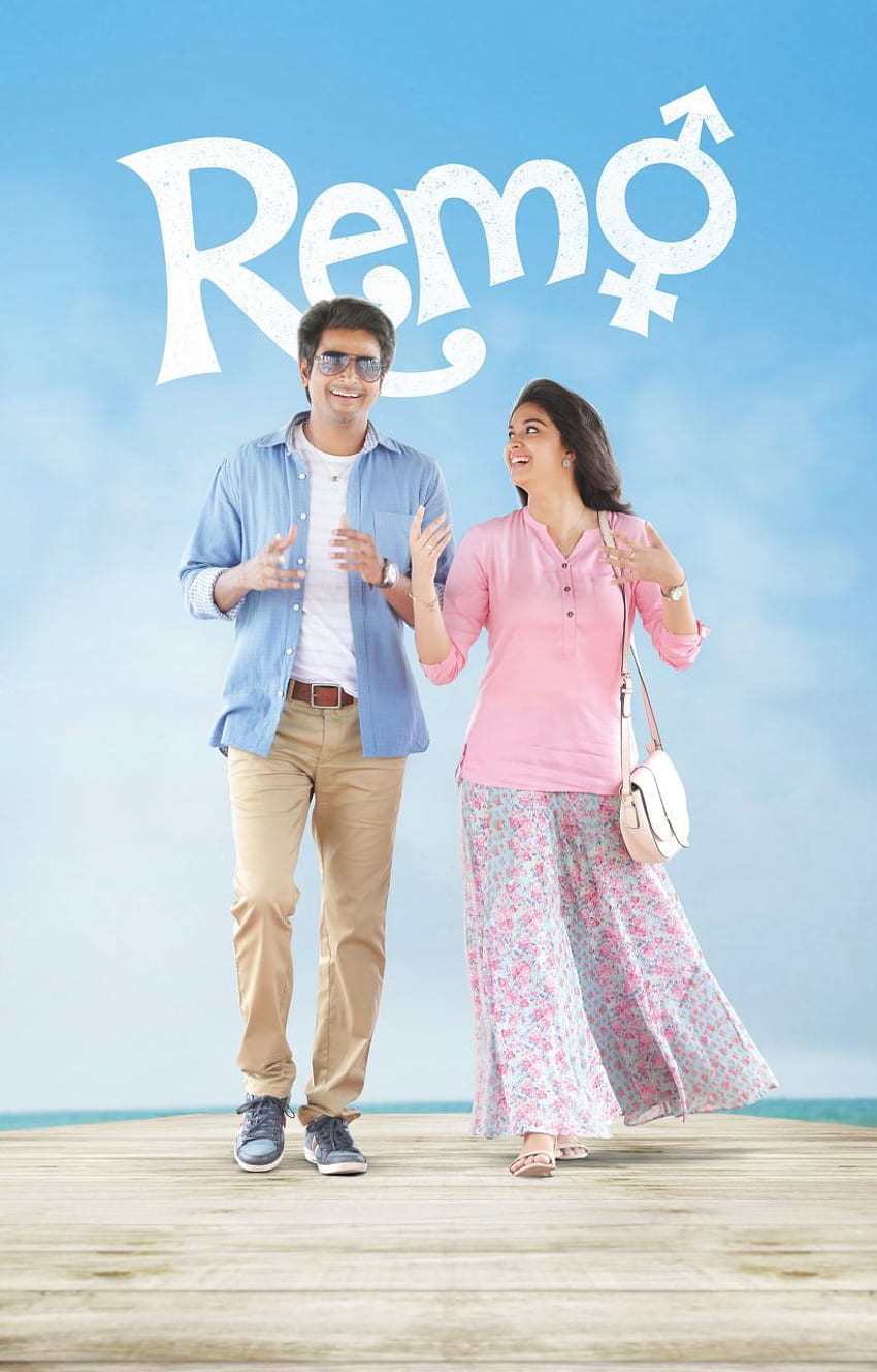 Sivakarthikeyan y Keerthi Suresh en Remo Movie Stills, Remo Tamil Movie fondo de pantalla del teléfono