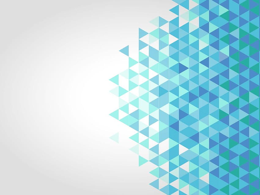 PPT Background - Blue polygonal HD wallpaper