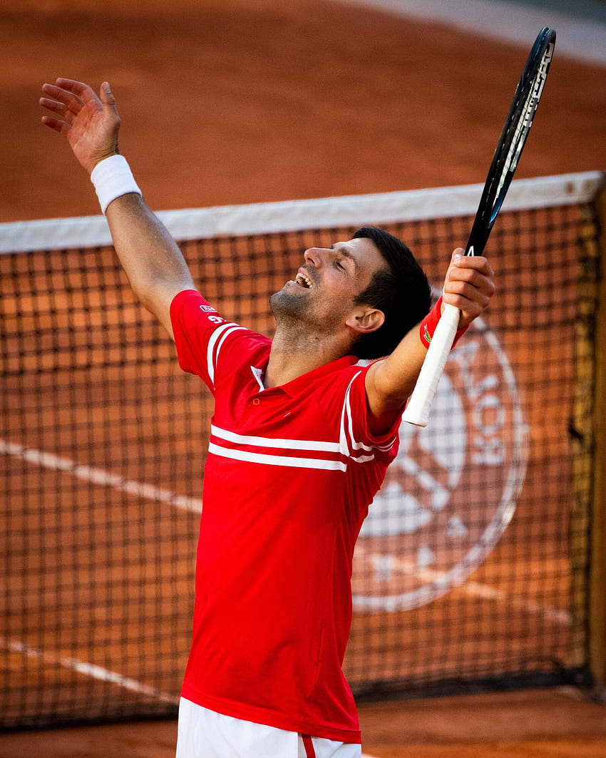 Novak Djokovic Roland Garros 2021, French Open HD-Handy-Hintergrundbild