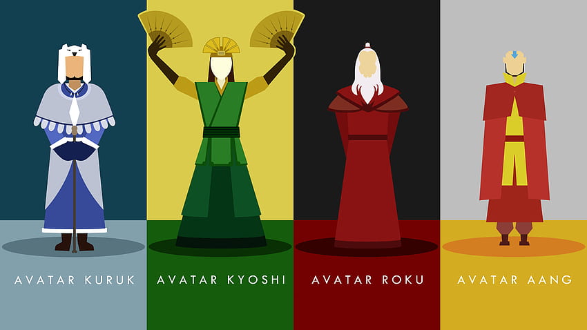 No Spoilers I Made Four With The Avatars From Kuruk To Aang (all ) (x Post From R Bending) : TheLastAirbender, Avatar Kyoshi HD wallpaper