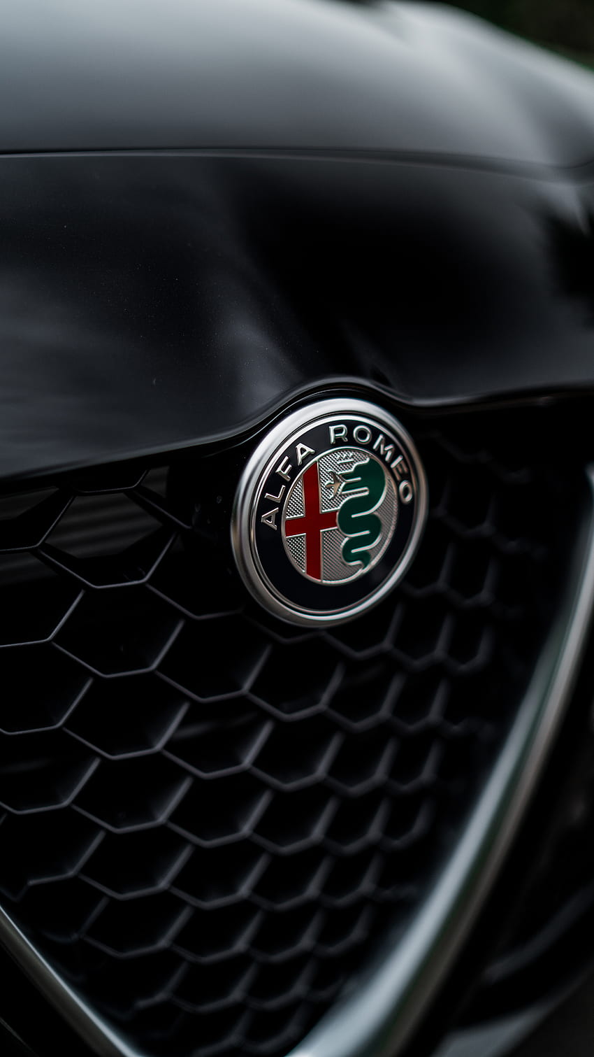 Logotipo de Alfa Romeo, Alfa Romeo fondo de pantalla del teléfono