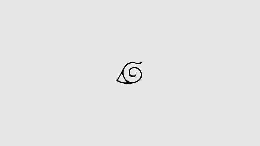 Konoha - Genin Logo , Minimalist Logo HD wallpaper | Pxfuel