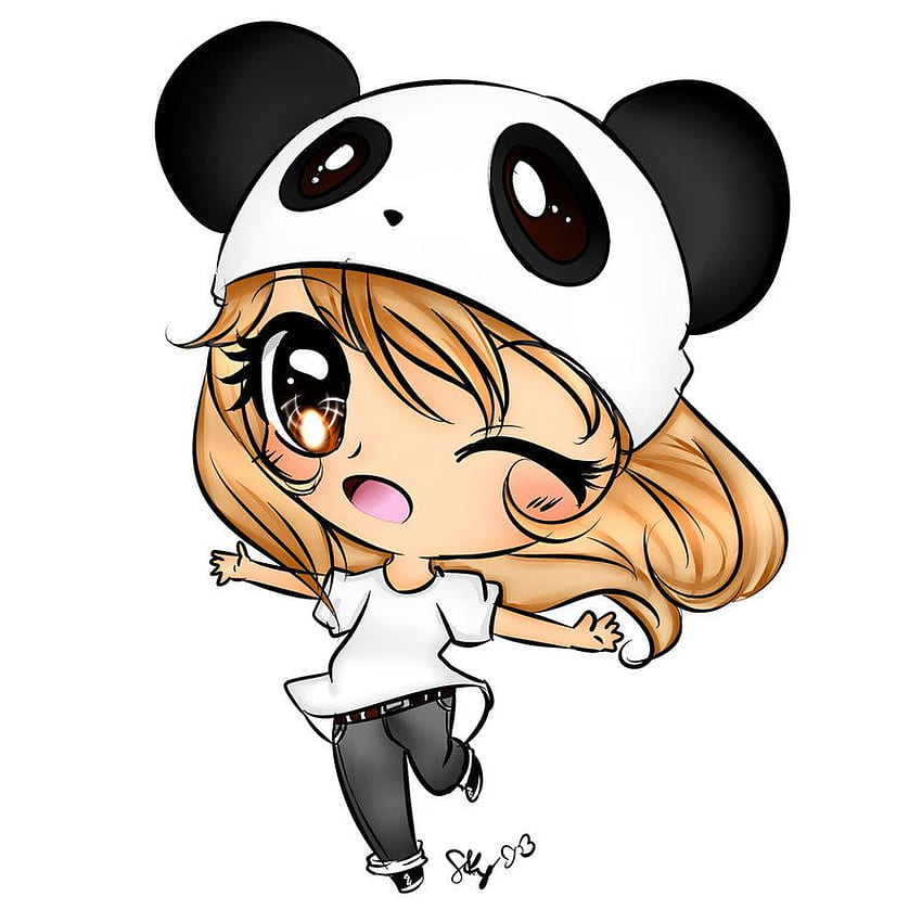 Eri The Kawaii Baka Panda By Jenova87 - Kawaii Anime Panda Boy - Free  Transparent PNG Clipart Images Download