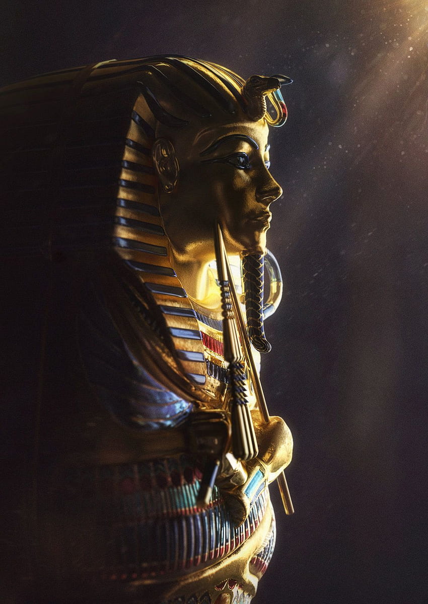 Faraon, Andriej Ryżow. Egipt, sztuka starożytnego Egiptu, egipscy faraonowie, iPhone w starożytnym Egipcie Tapeta na telefon HD