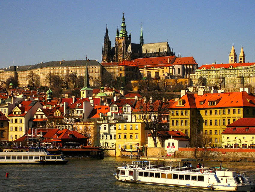 Eine wandelnde Geschichte von Prag, Prager Burg HD-Hintergrundbild