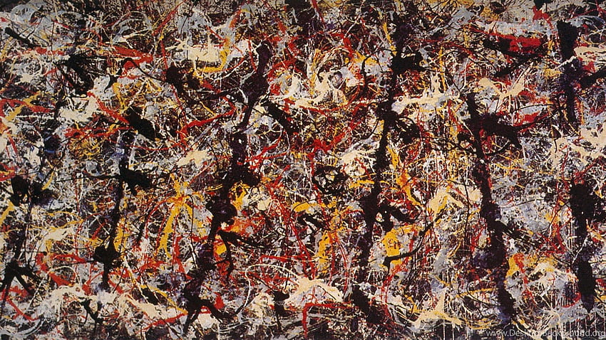 Jackson Pollock Background HD wallpaper