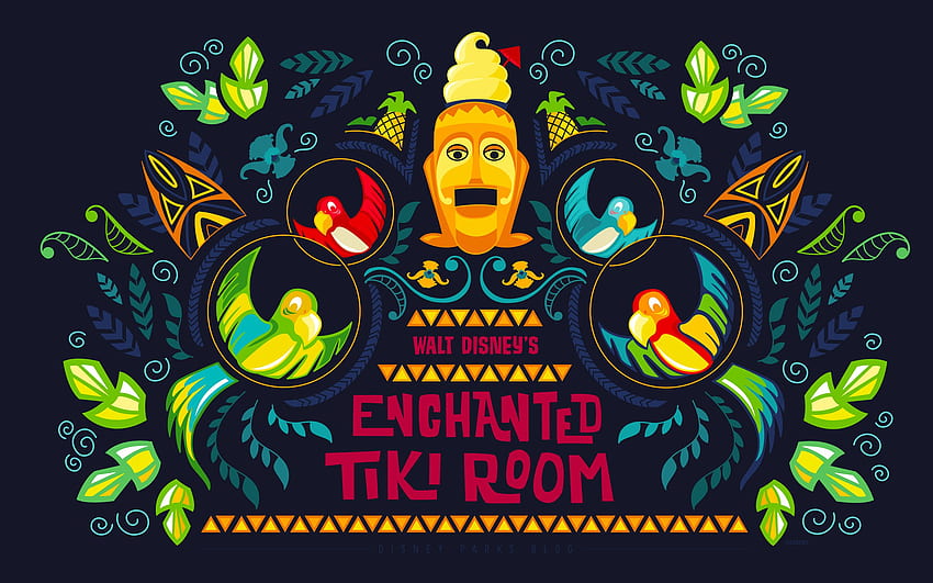 Hawaiian Tiki HD wallpaper