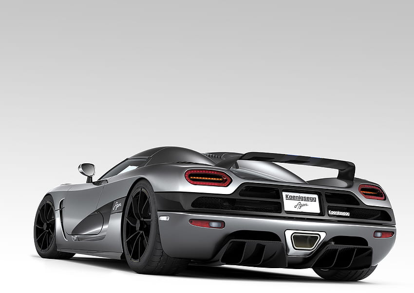 Sports, Auto, Cars, Grey, Back View, Rear View, Style HD wallpaper