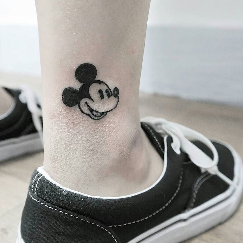 Matching Mouse Ears  Mickey tattoo Matching disney tattoos Matching  couple tattoos