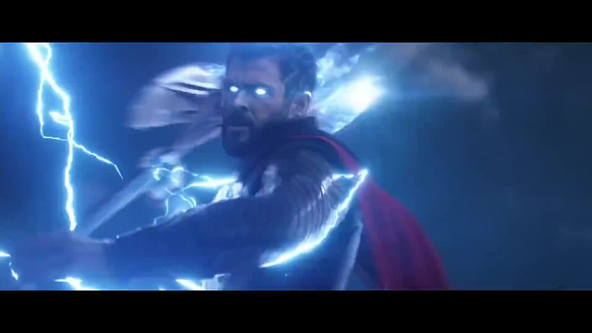 Avengers: Infinity War (2018) Thor llega a la escena de Wakanda GIF fondo de pantalla