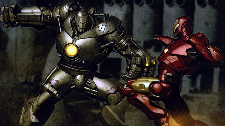 Iron Man - Iron Monger, Iron Man, Marvel Comics, Iron Monger, ilustrasi, baju lapis baja Wallpaper HD