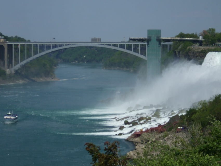 Niagara Falls นิวยอร์ก น้ำตกไนแองการ่า น้ำตก NY น้ำตกที่สวยงาม วอลล์เปเปอร์ HD
