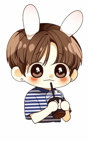 Bts And Jimin Image Source - Bts Cute Drawings Jimin PNG Image |  Transparent PNG Free Download on SeekPNG