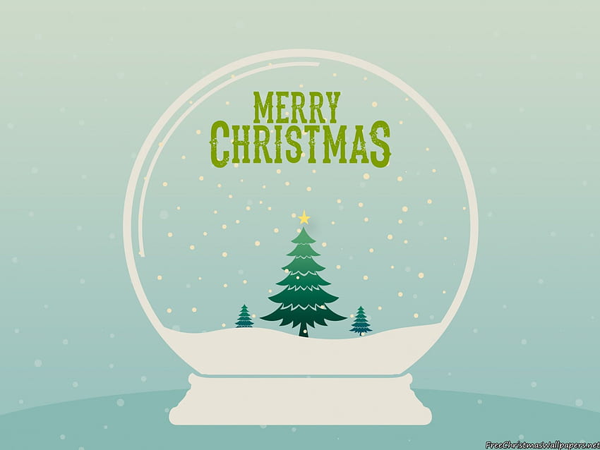 Merry Christmas Snow Globe, Globe, Merry, Christmas, Snow HD wallpaper