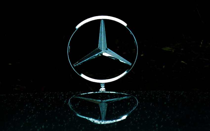 Mercedes Kühlerfigur, Ornament, Benz, Mercedes, Motorhaube HD-Hintergrundbild