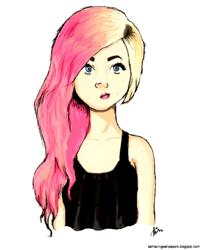 Cute Hipster Drawings Tumblr, Hipster Girl HD phone wallpaper | Pxfuel