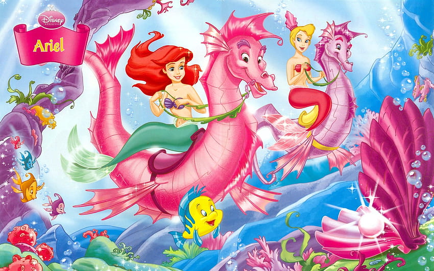 Princess Ariel background HD wallpaper