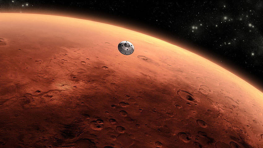Space . Curiosity Approaching Mars, Artist's Concept HD wallpaper