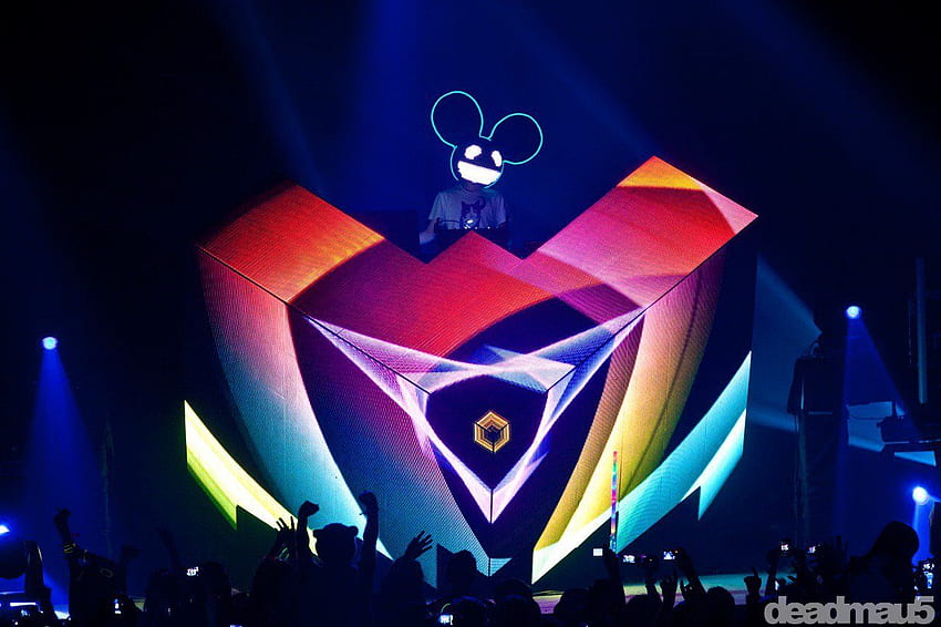 Deadmau5 finalmente lança novo design de palco na Veld Music, Deadmaus papel de parede HD