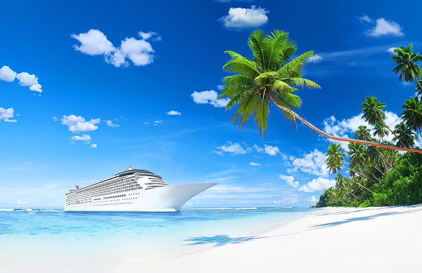 Cruise Ship and Background, Luxury Ship HD wallpaper
