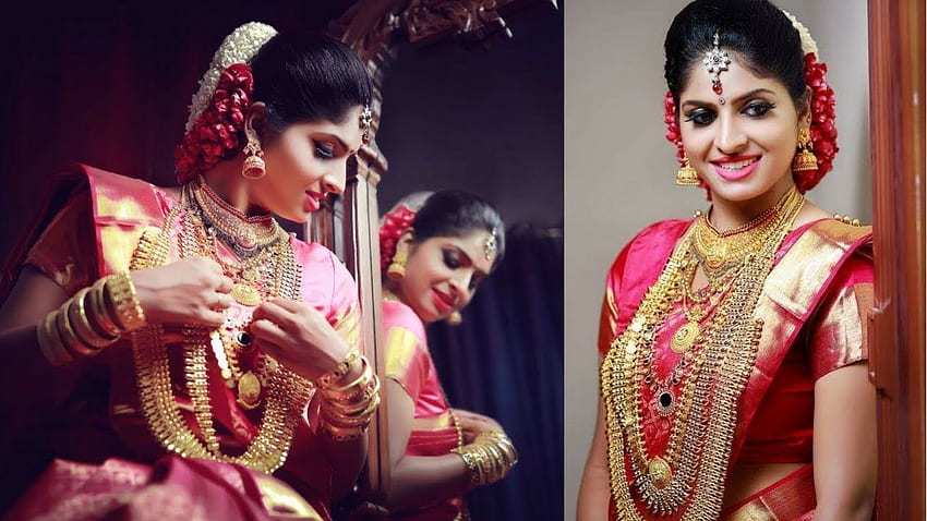 Kerala Hindu Gelin Makyajı, Kerala Düğünü HD duvar kağıdı