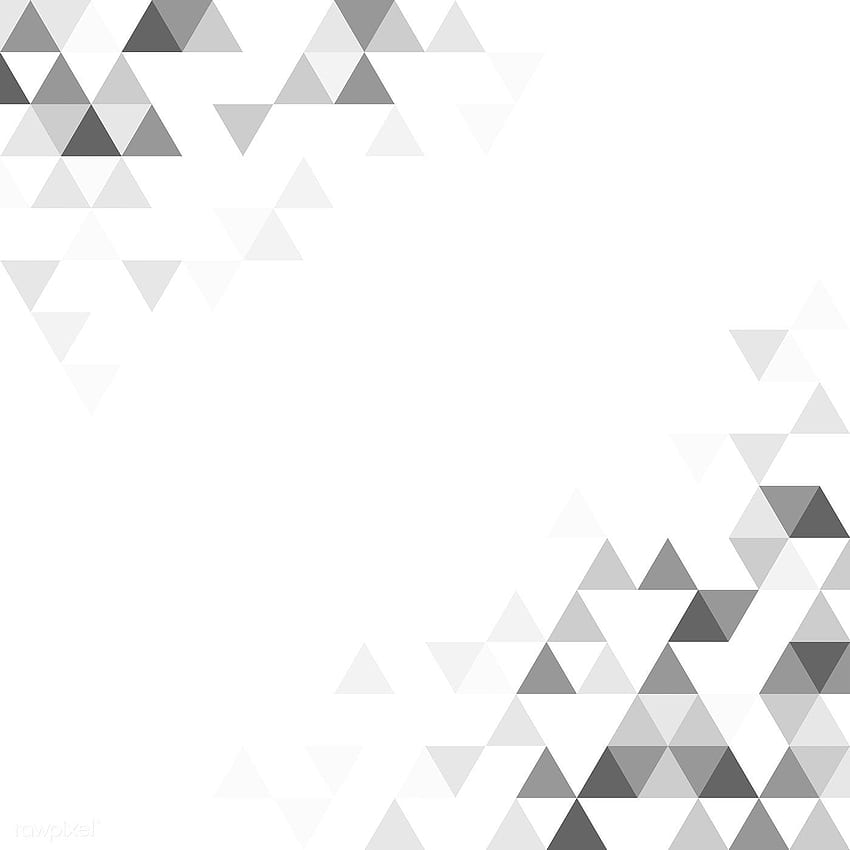 白い背景に灰色の三角形の模様。 . 三角形のパターン、幾何学的な背景、パターンの図、火の三角形 HD電話の壁紙