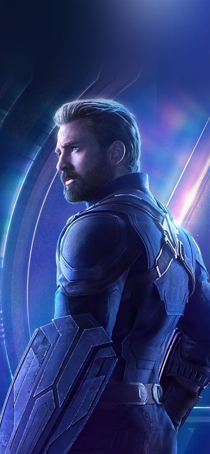 Capitán América vengadores héroe chris evans iPhone X fondo de pantalla del teléfono