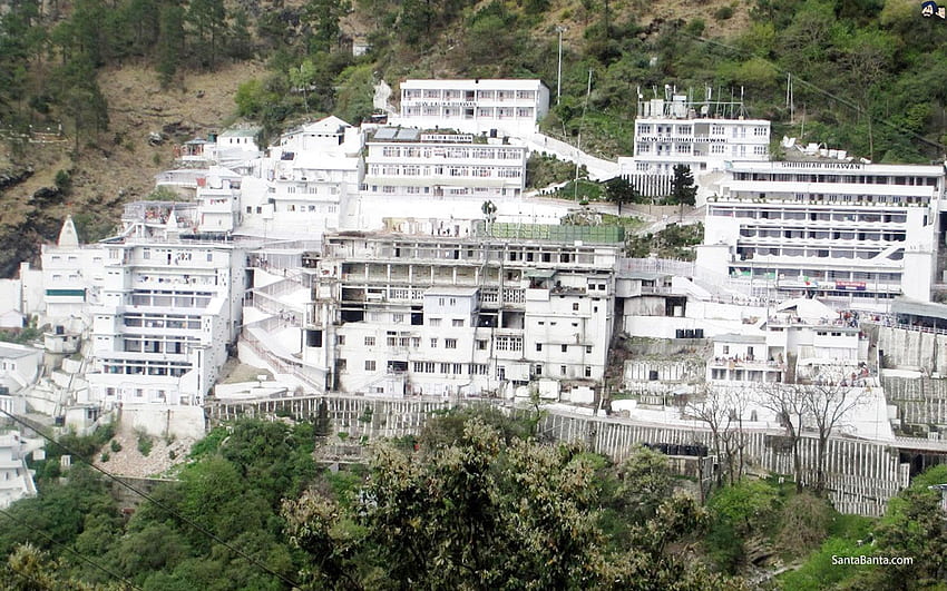 Mata Vaishno Devi Tempel in Bhavan, Katra, Jammu und Kaschmir HD-Hintergrundbild