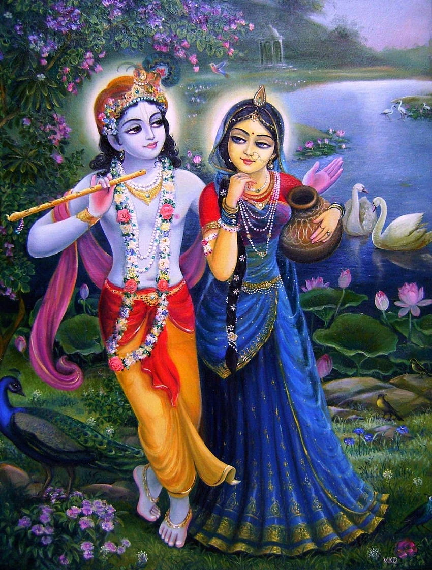 Radha_Krishna Together Beautiful . Krishna art, Krishna love ...