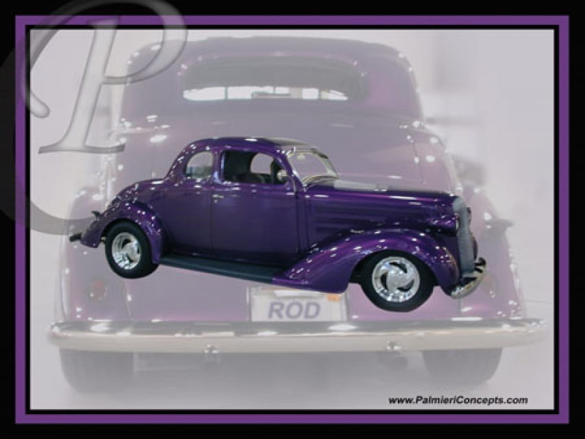 Chevy-violet, violet, hotrod Fond d'écran HD