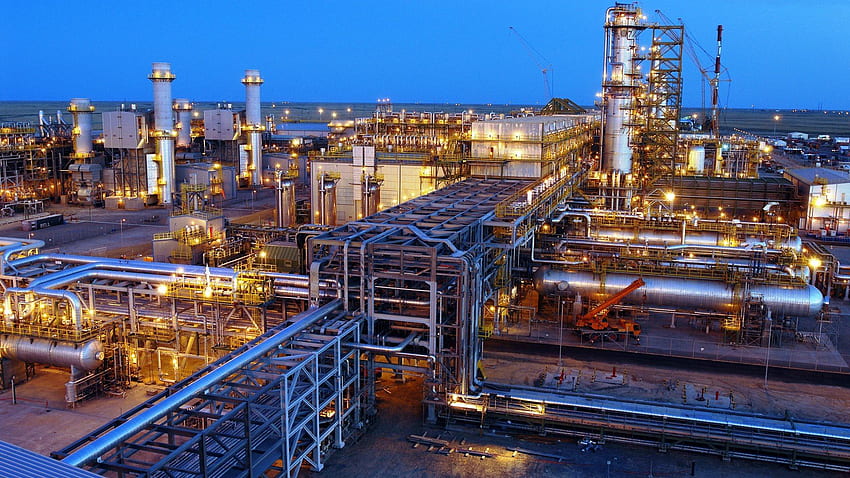 Raffinerie. Raffinerie de pétrole, raffinerie de pétrole saoudienne et raffinerie, usine chimique Fond d'écran HD