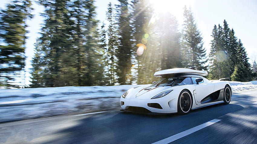 : kar, spor araba, Koenigsegg Agera R, performans arabası HD duvar kağıdı